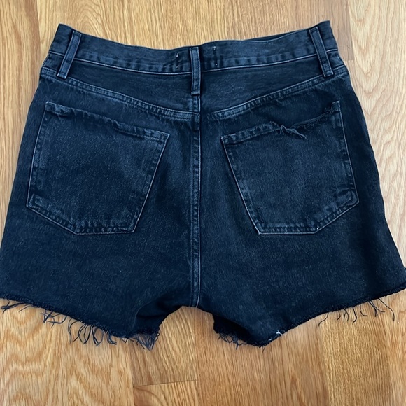 Agolde Dee Short, Black, Size 26 - Picture 4 of 10